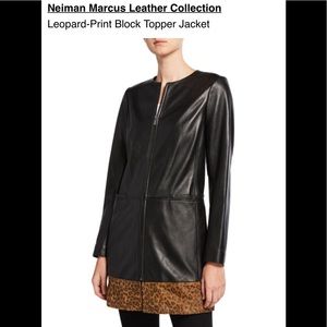 Neiman Marcus leather collection Jacket